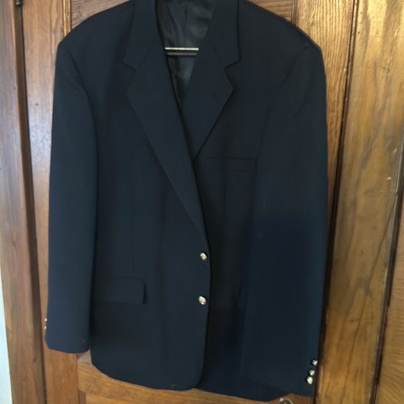 Men’s blazer sport coat. Black. XXL size 50R. Good condition. Smoke pet free. - Picture 3 of 8
